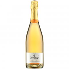 Graeger Sektkultur Premium-Linie Pinot Blanc de Noir Brut 0,75 l - Traditionelle Flascheng�rung. Ein elegantes Fruchtaroma mit Nuancen von Melone. Erfrischend trocken und lang anhaltend am Gaumen mit einer dezenten Lachsfarbe, die die optische Eleganz unterst�tzt.