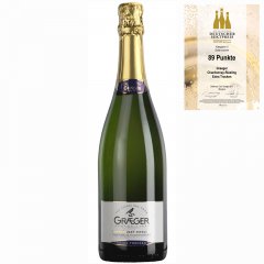 Graeger Sektkultur Premium-Linie Chardonnay-Riesling Extra Trocken 0,75 l - Traditionelle Flascheng�rung. Eine Cuv�e aus Riesling und Chardonnay -Extra Trocken- Vollmundiger Geschmack, elegant und rassig durch die Verm�hlung von Riesling und Chardonnay.