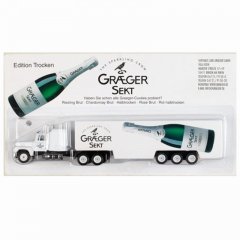 Graeger Sekt Truck - Graeger Sekt Truck Jubil�um-Edition mit Graeger Sekt Trocken Aufdruck