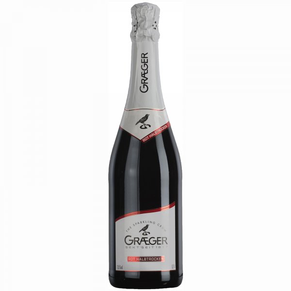 Graeger Sekt Halbtrocken Rot 0,75 l