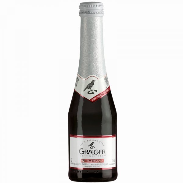 Graeger Sekt Halbtrocken Rot 0,2 l