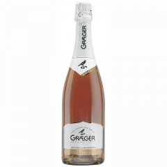 Graeger Sekt Ros� Brut Traditionelle Flascheng�rung 0,75 l - Traditionelle Flascheng�rung. Duftende franz�sische Ros� Weine sind die Basis f�r diesen Sekt. Ein feinfruchtiger Ros�-Sekt der vielfache Geschmacksaromen erleben l�sst und beschwingende Leichtigkei...