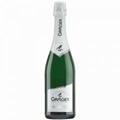Graeger Sekt Halbtrocken 0,75 l - Feinfruchtige Grundweine werden f�r die Cuv�e Halbtrocken bevorzugt, harmonisch aufeinander abgestimmt pr�sentiert sich ein eleganter, schlanker Sekt mit dezenter Fruchtnote.