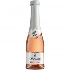 Graeger Sekt Smooth Ros� de Blanc et Noir Dry 0,2 l - Leichte, fruchtige Ros� Grundweine mediterranen Ursprungs werden f�r Smooth Ros� selektiert. Es pr�sentiert sich ein feinfruchtiger Ros� von komplexer Eleganz mit feiner Perlage. Ein hervorragender Pa...