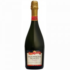 Prosecco D.O.C.G. Conegliano Spumante Brut dei Cavalieri 0,75 l - Brut dei Cavalieri ist ein Qualit�tsschaumwein, der aus wertvollen Prosecco Trauben hergestellt wird. Er zeichnet sich durch seine feine Perlage und intensive Frucht aus, mit vollem Geschmack und gro...