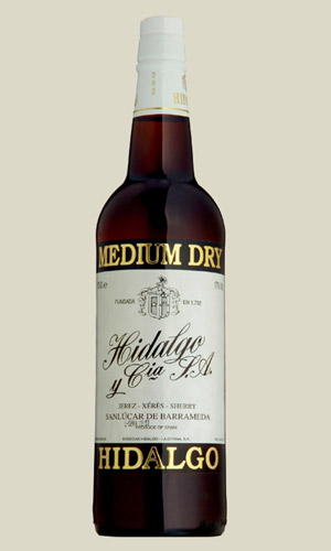 Sherry Hidalgo Amontillado Medium 0,75 l