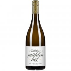 Weingut Schlossm�hlenhof Grauer Burgunder QW Trocken 0,75 l - Eine feine, kr�uterw�rzige Note begleitet verf�hrerisch Fruchtaromen von reifer Stachelbeere. Ein delikater Grauburgunder mit vollem K�rper und feinem Aroma. Kraftvoll am Gaumen mit anhaltendem Auskla...