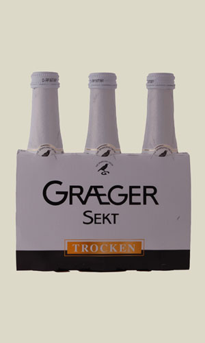 Graeger Sekt Trocken 0,2 l in 3er Cluster