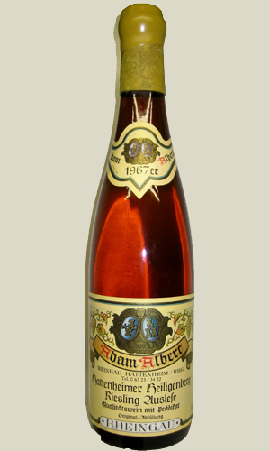 Hattenheimer Heiligenberg 1967er Riesling Auslese 0,7 l