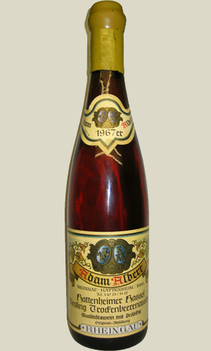Hattenheimer Hassel 1967er Riesling Trockenbeerenauslese 0,7 l