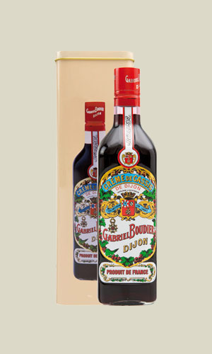 Boudier Cr�me de Cassis 0,7 l Schmuckdose